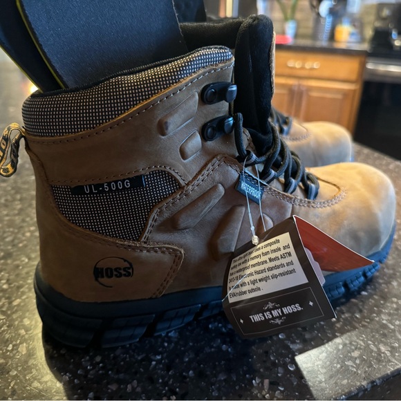 New with Tags, Hoss Boot Company Tikaboo UL Brown, Men’s 9.5, Ultra Lite - Picture 3 of 15
